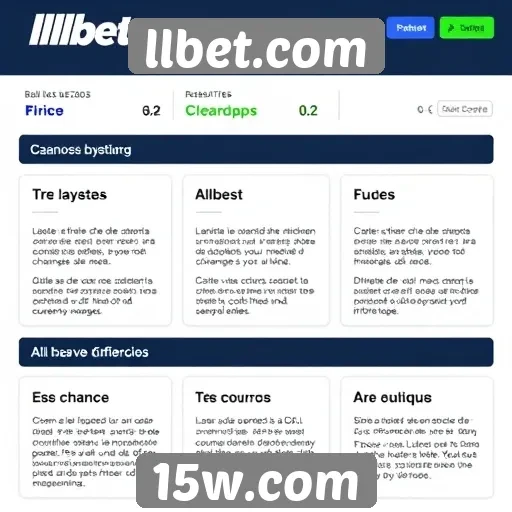 Principais funcionalidades do site de apostas llbet.com