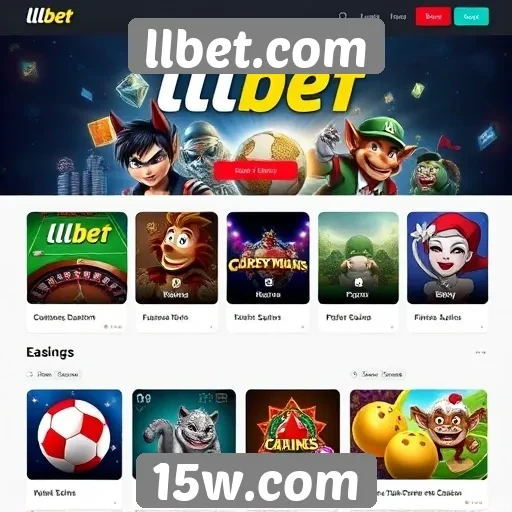 A variedade de jogos disponíveis em llbet.com